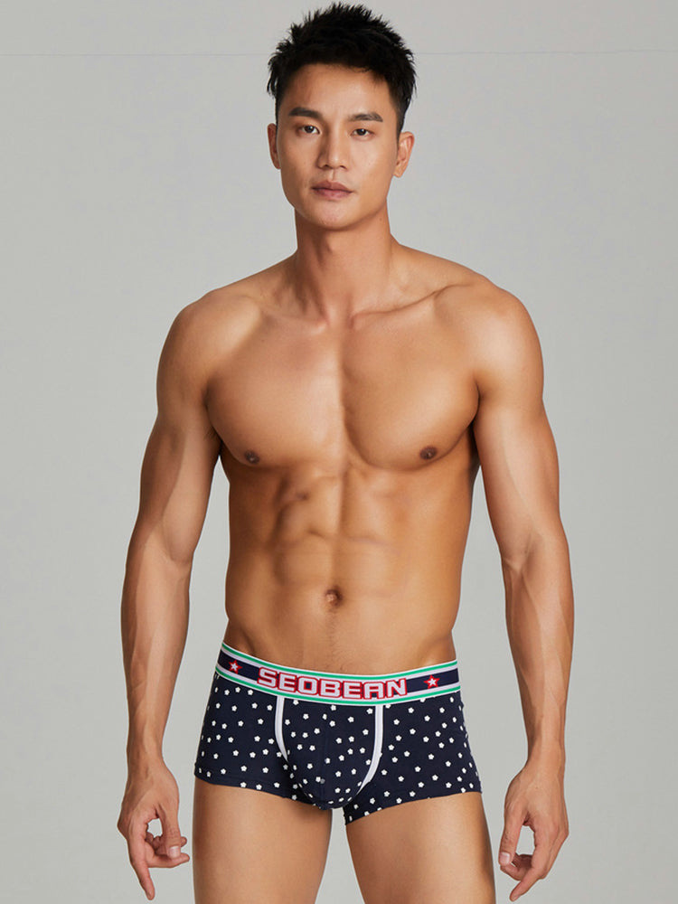 Men's Christmas Holiday Pouch Cotton Underwear
