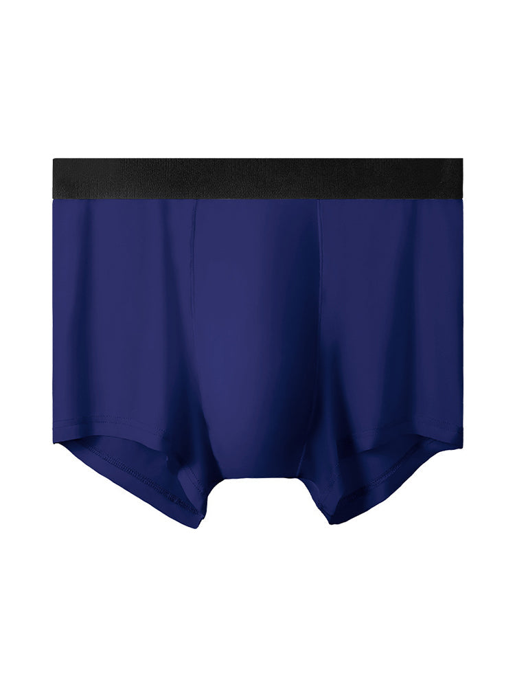 4 Pack Men's Silky Thin Seamless Trunks