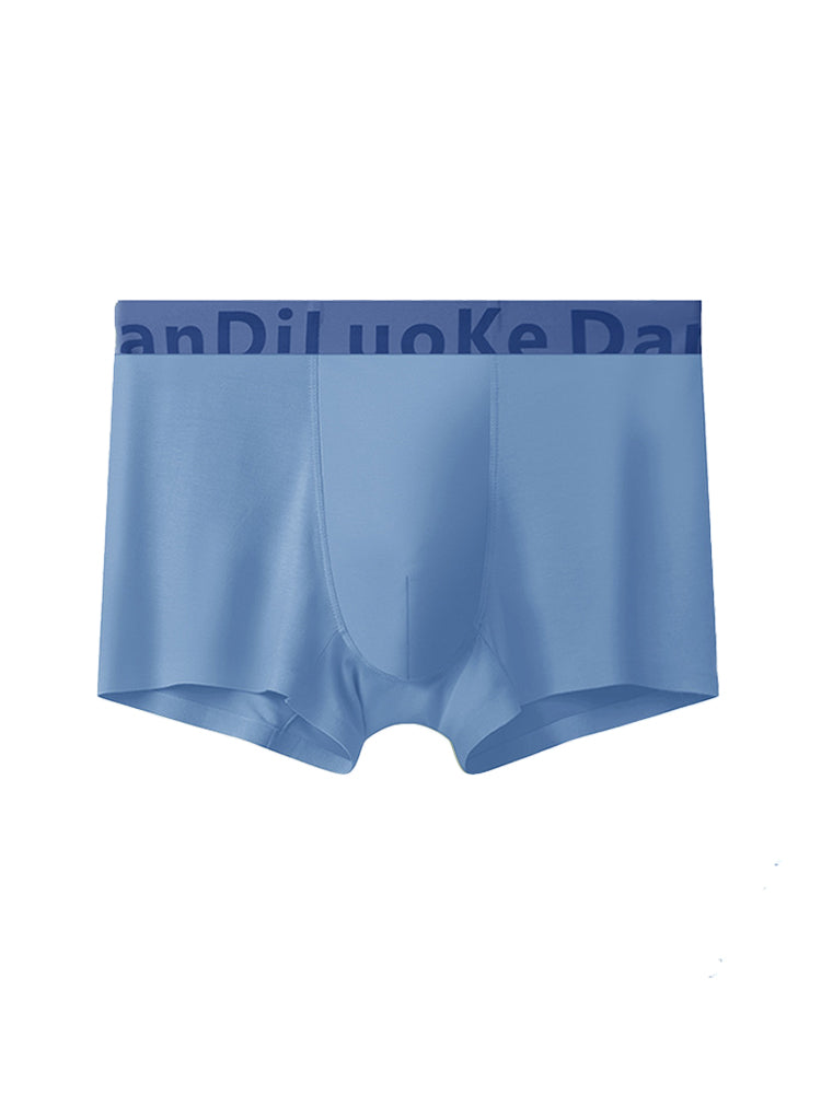 3 Pack Men's Antibacterial Seamless Boxer Briefs