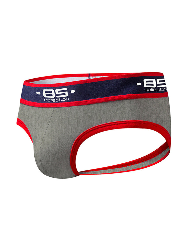 3 Pack Men's Low-Rise Open-Back Sexy Jockstraps