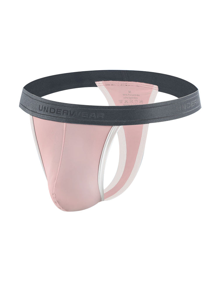 3 Pack Men's Contoured Pouch Ice Silk Thong