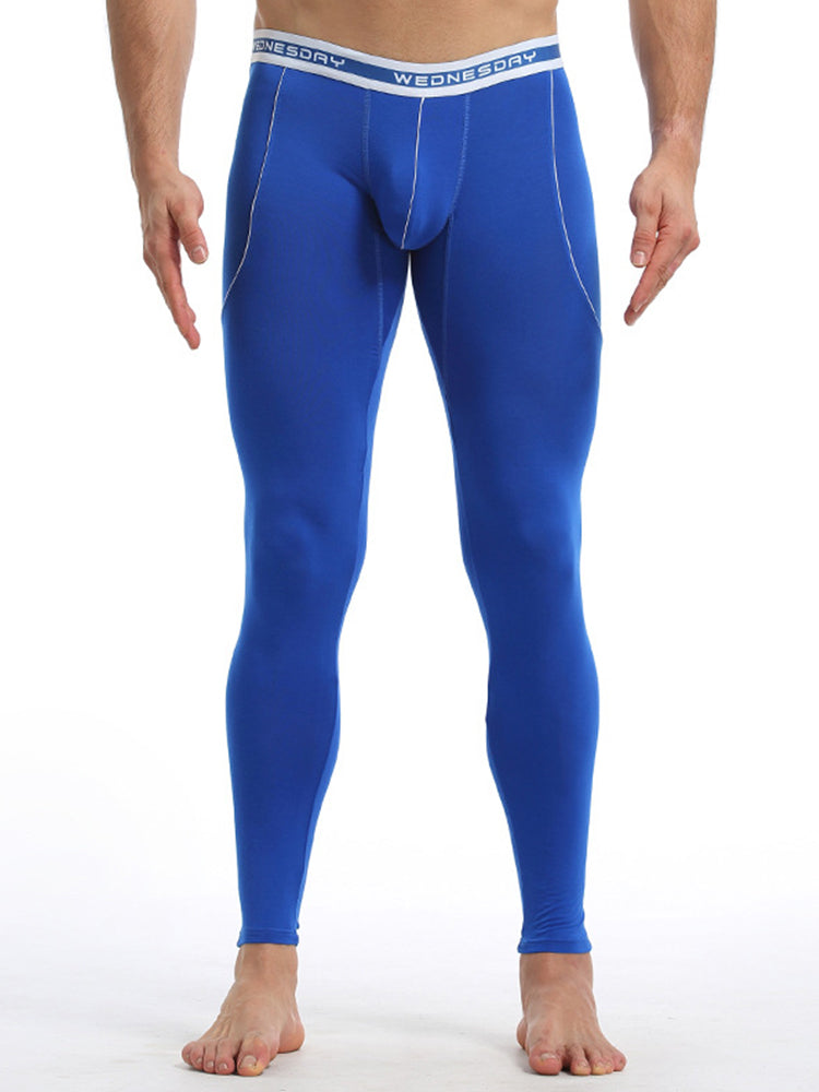 Men's Warm Pants Thin Fleece Casual Thermal Pants