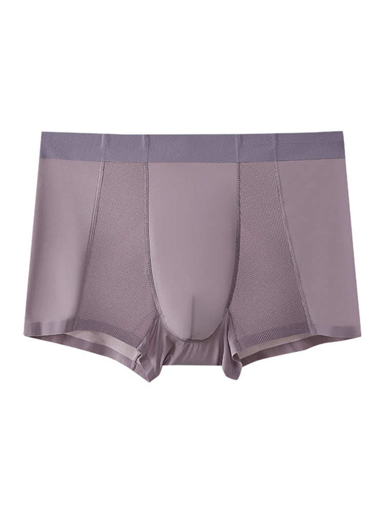 3 Pack Men's Soft Antibacterial Cooling Breathable Air Conditioner Trunks