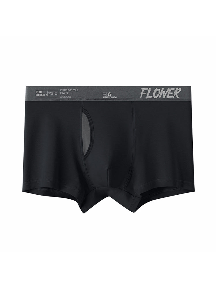 2-pack Men's Viscose Open-top Boxer Briefs