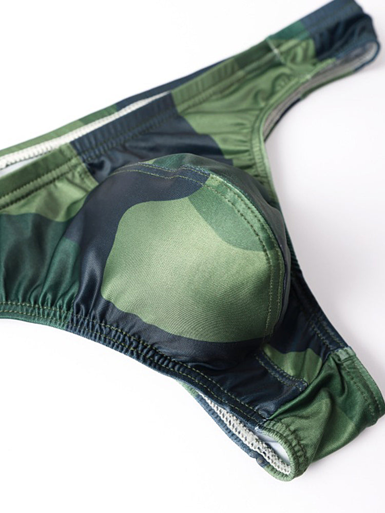 2 Pack Men's U-Pouch Camouflage Trendy Briefs