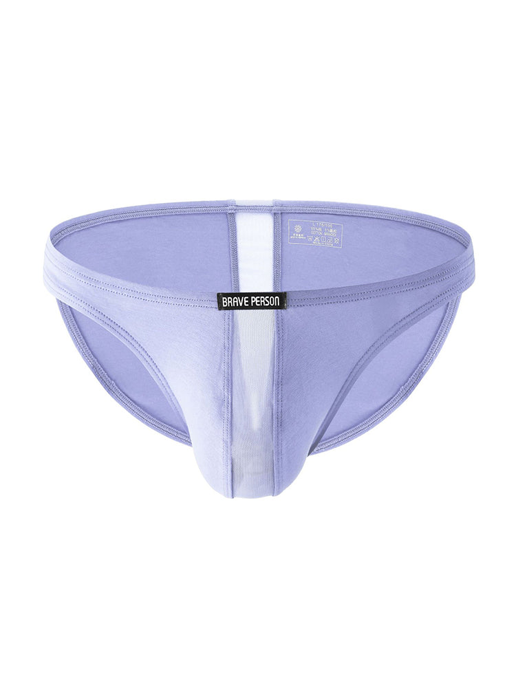 2 Pack Men's Solid Sexy Low-Rise Briefs