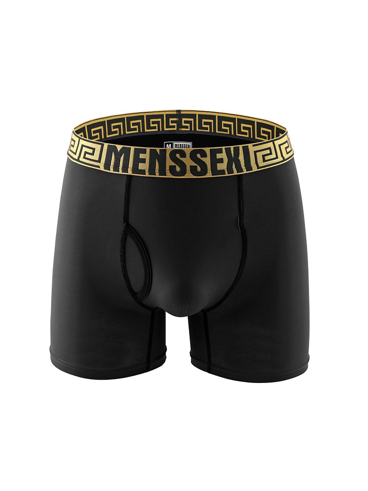 2 Pack Men's Sexy Sports Ice Silk Boxer Briefs