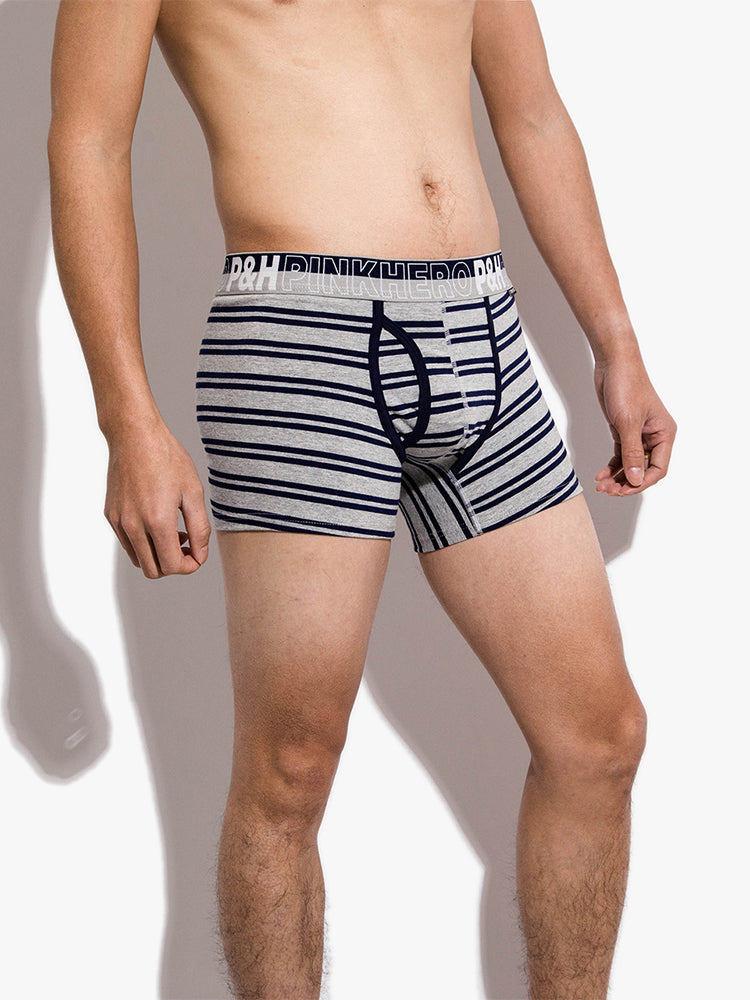 2 Pack European Luxury Brand Personalized Striped Men's Underwear