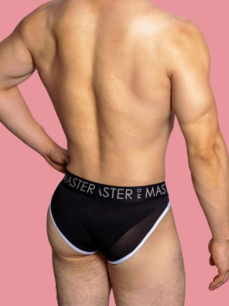 3 Pack Men's High Elasticity Quick-Dry Gun Egg Separation Wide Waist Briefs