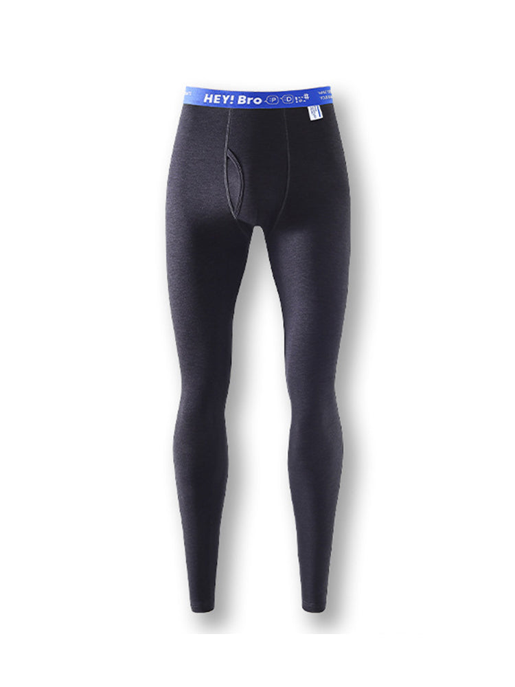 Men's Thermal Pants with Fleece Lining, Thickened Sports Base Layer Pants