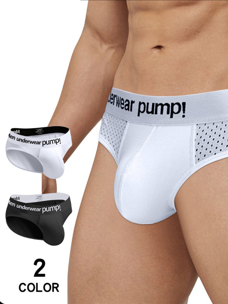 2-pack Men's Sports Mesh Breathable Briefs