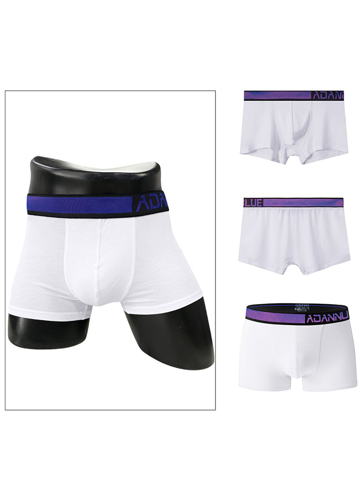 Men's Spliced Color Classic Modal Trunks