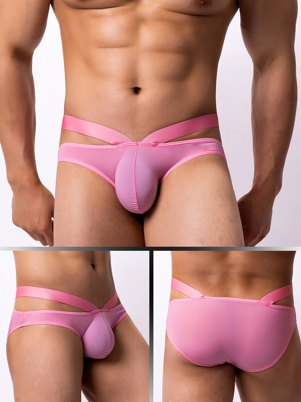 3 Pack Men's Sexy Cross Bikinis