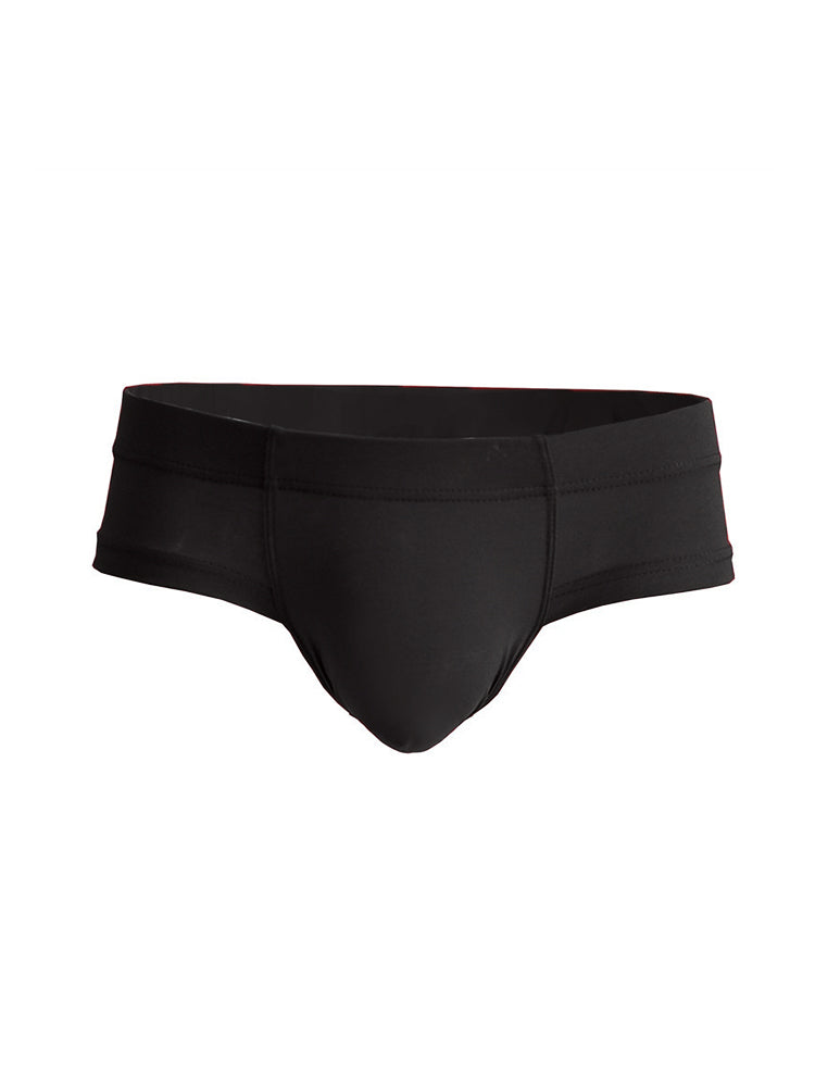 3 Pack Men's Cotton Solid U-Shaped Pouch Briefs