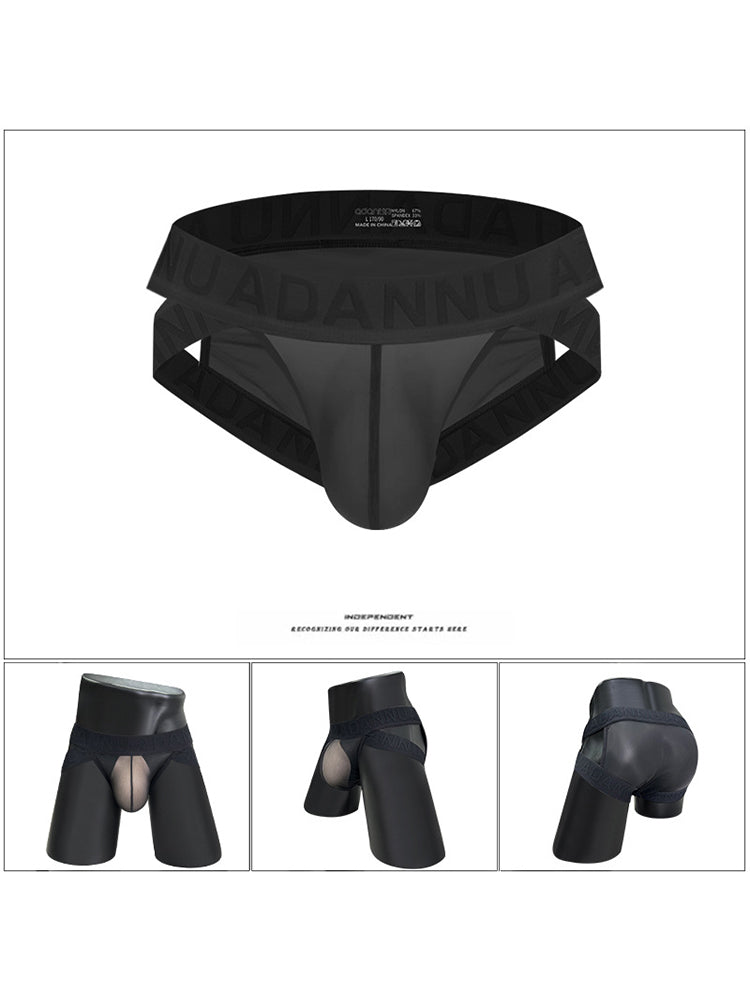 Men's Sheer Double Strap Sexy Bikini