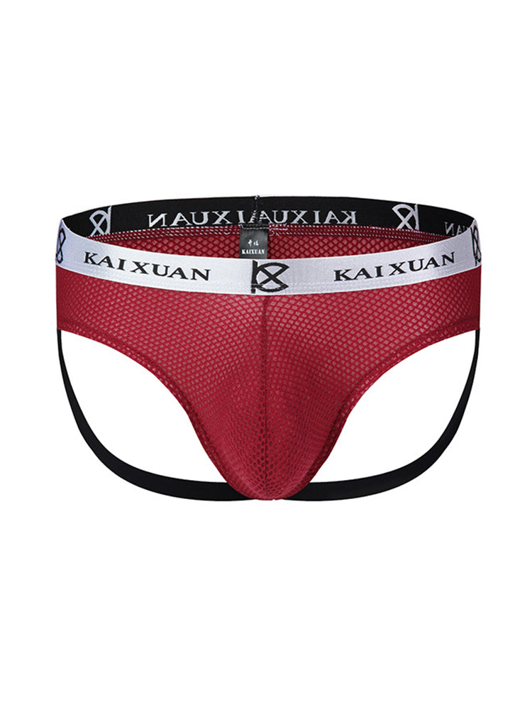 3 Pack Men's Soft Elastic Comfortable Breathable Low Waist Sexy Thong