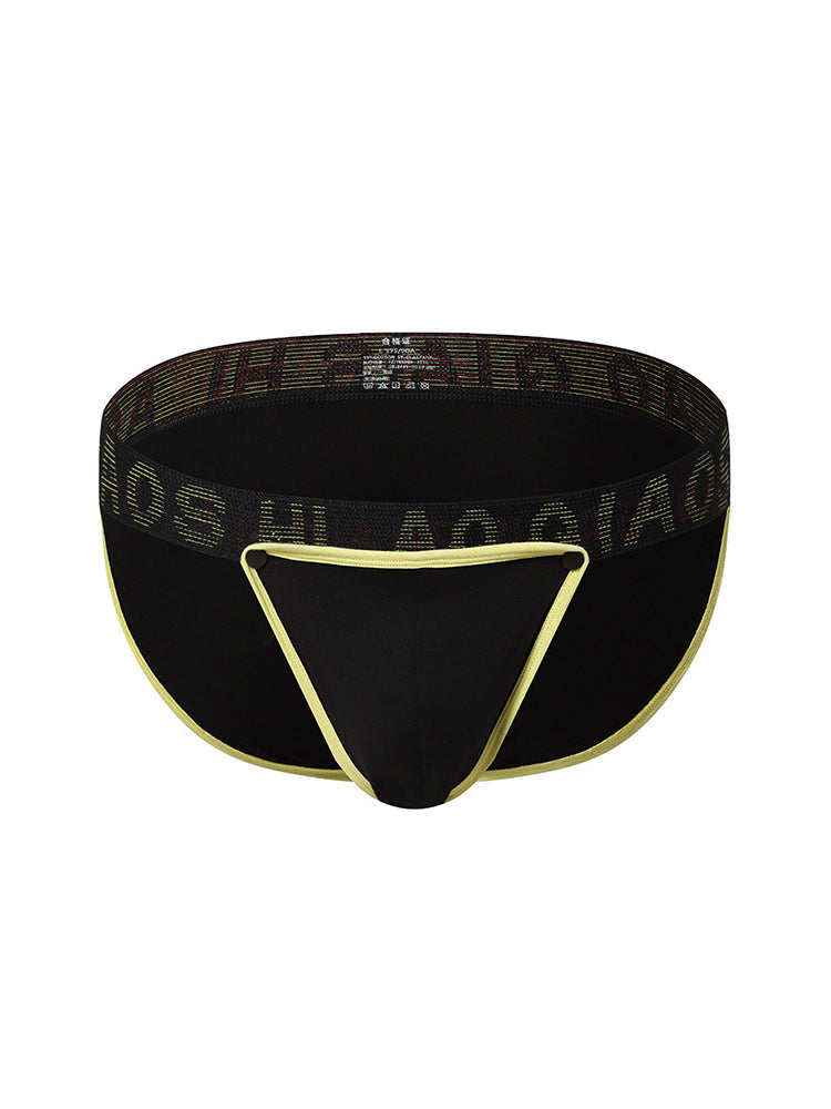 3 Pack Men's Large Pouch Button Waistband Briefs