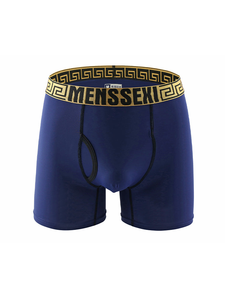 2 Pack Men's Sexy Sports Ice Silk Boxer Briefs