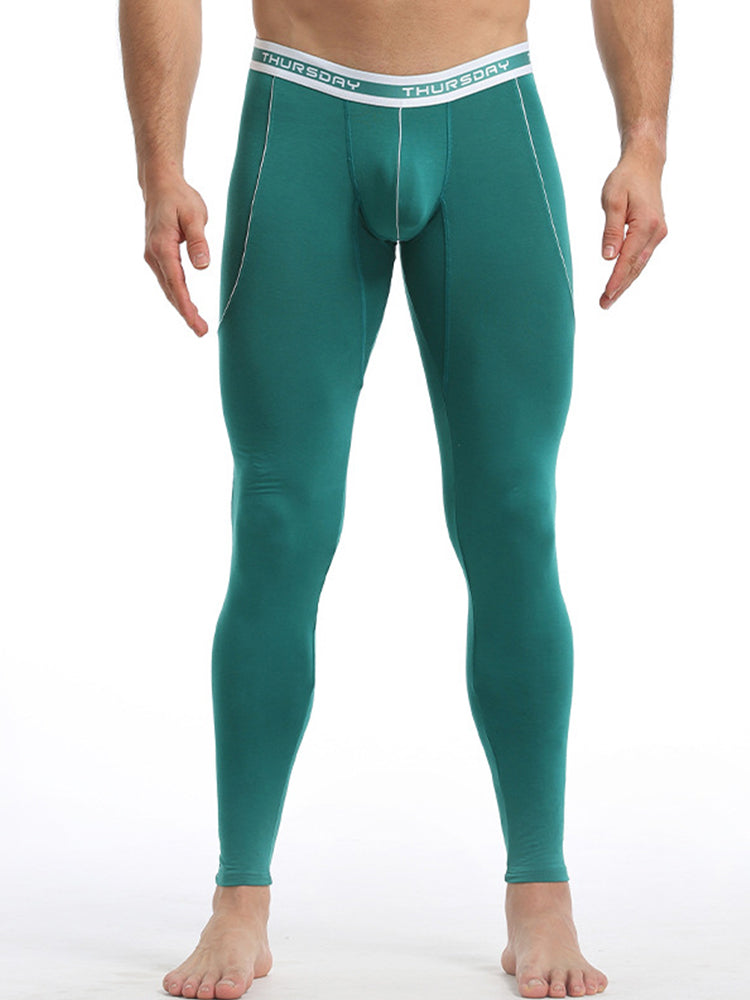 Men's Warm Pants Thin Fleece Casual Thermal Pants