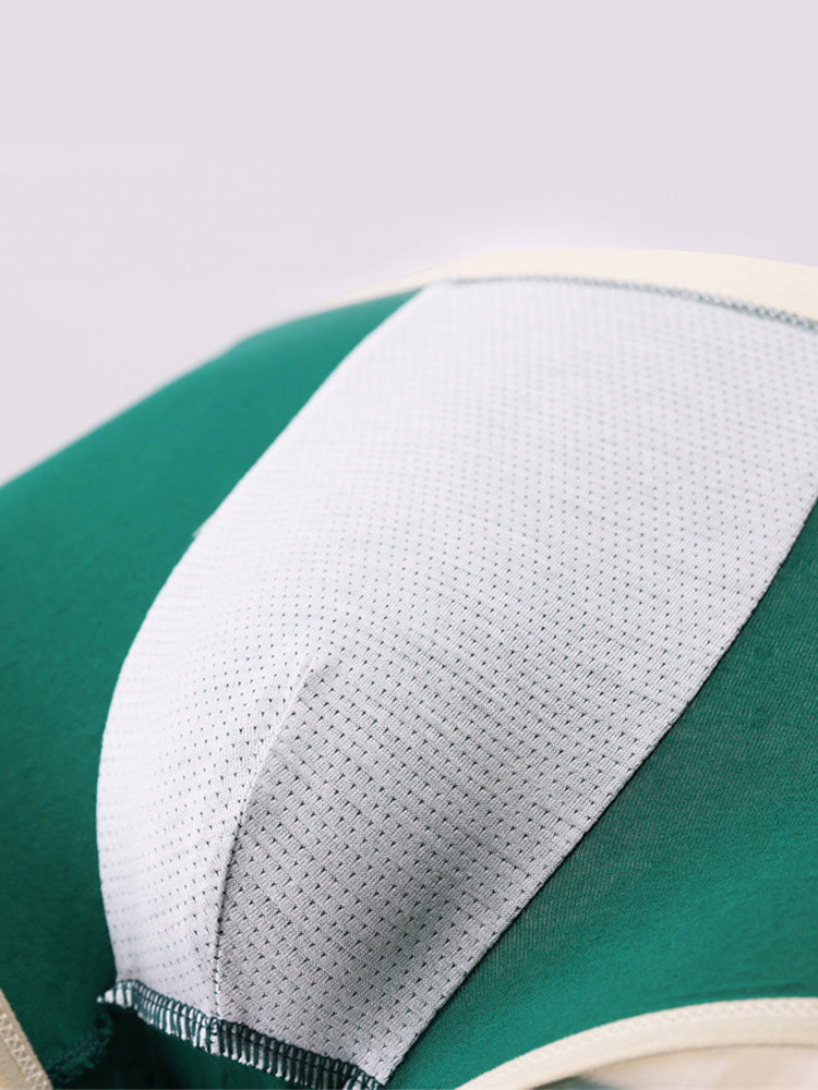 4-pack Men's Starry Sky Pure Cotton Personality Trendy Youth Boxer Briefs