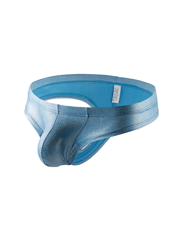 3 Pack Men's Solid Color Sparkle Briefs