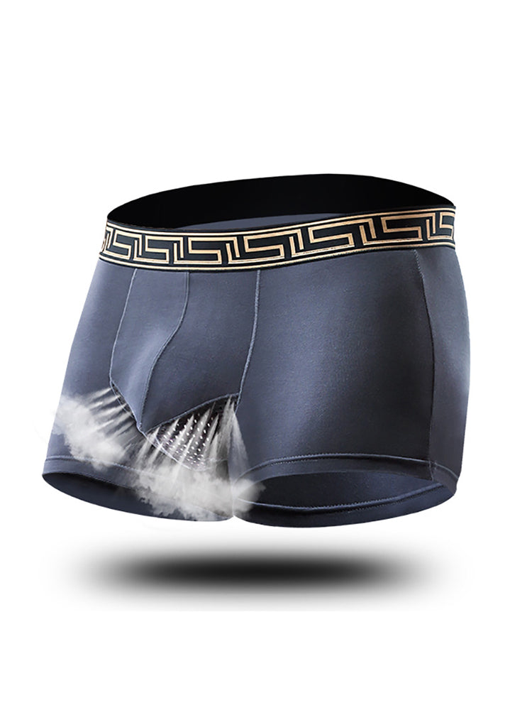 4 Pack Men's Athletic Mesh Pouch Trunks