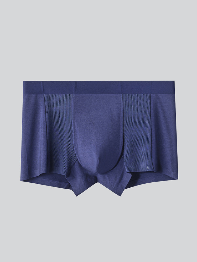 2 Pack Men's Breathable Seamless Modal Trunks