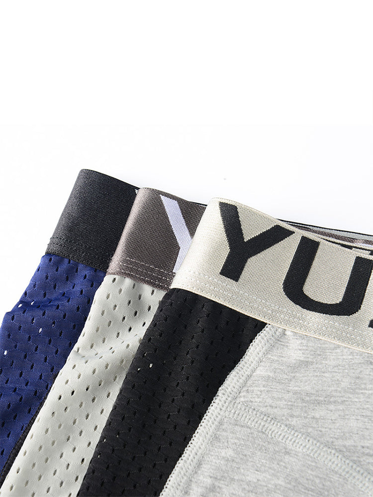 Men's Breathable Sport Boxer Briefs