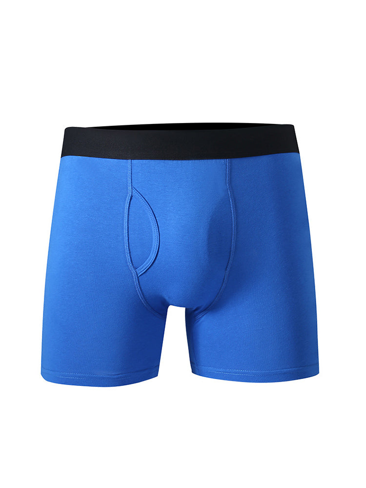 Men's Cotton Long-Length Anti-Chafing Boxers Briefs & Midway Briefs