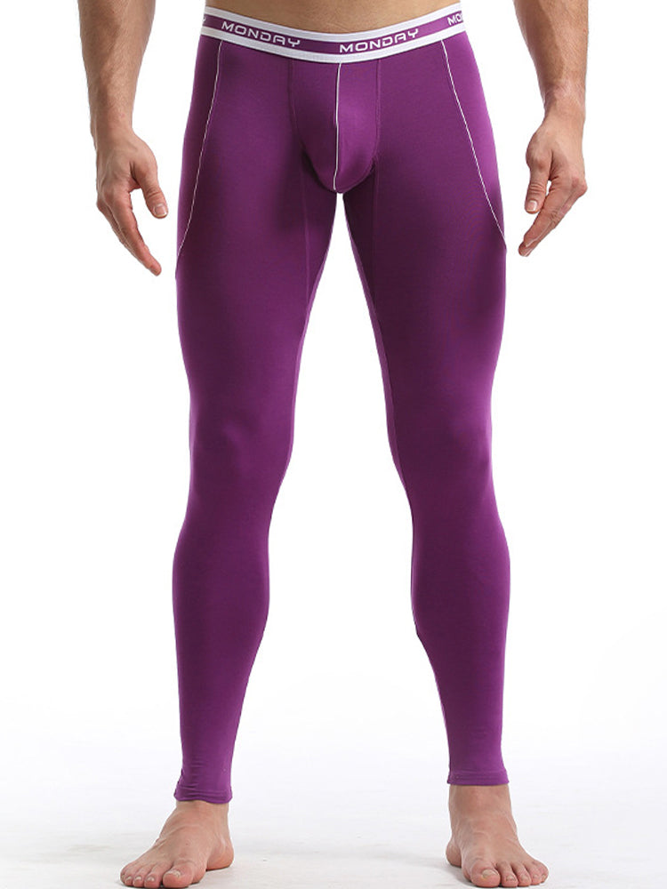 Men's Warm Pants Thin Fleece Casual Thermal Pants