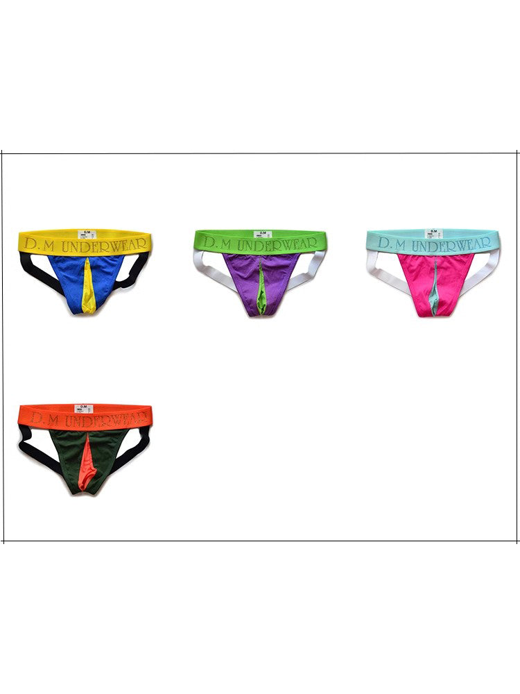 3 Pack Men's  Sexy Transparent Mesh Netted Jockstrap