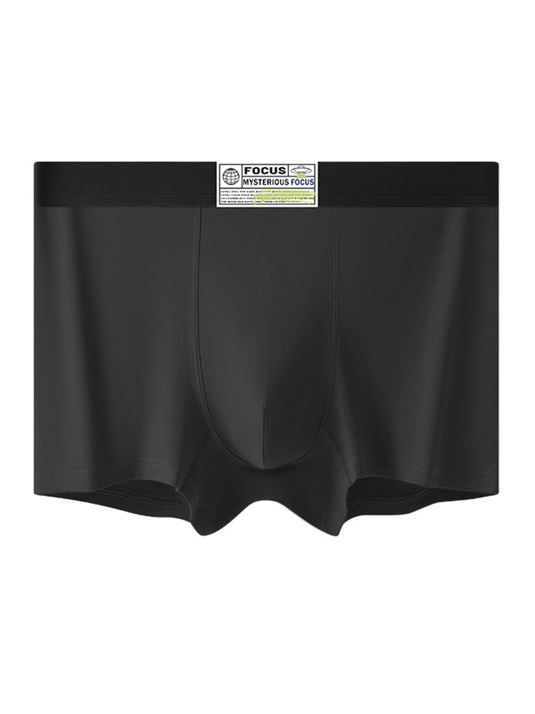 3 Pack Men's Cotton Breathable Antibacterial Quick-Dry U-Shaped Trunks