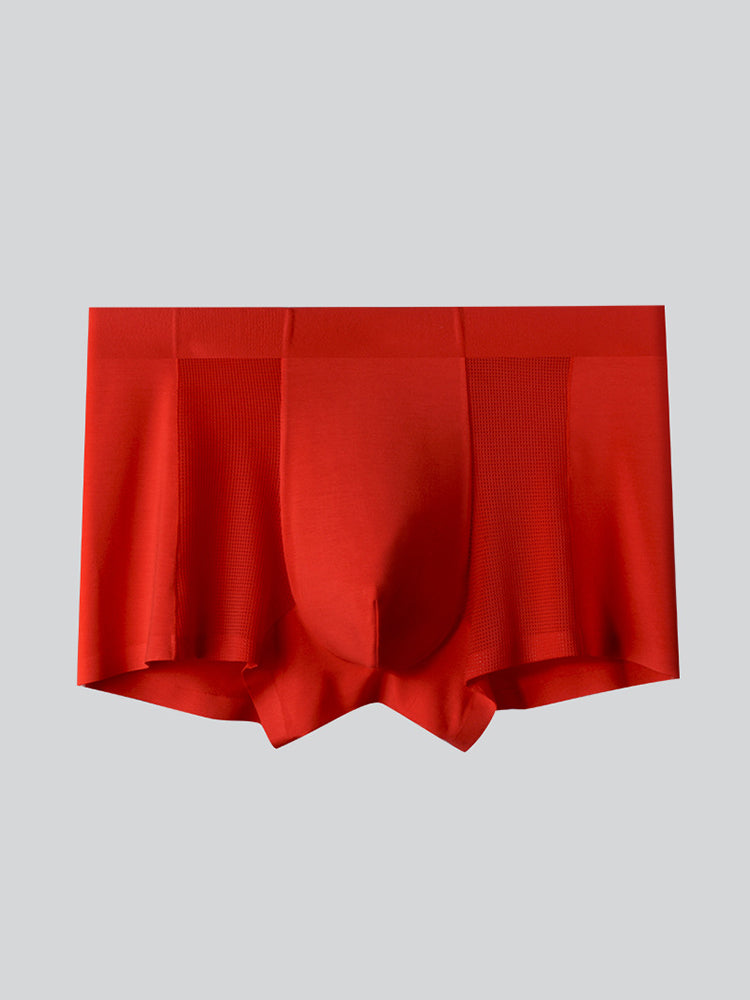 2 Pack Men's Breathable Seamless Modal Trunks