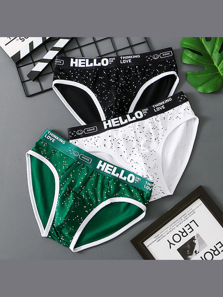 3 Pack Men's Low-Rise Cotton Briefs