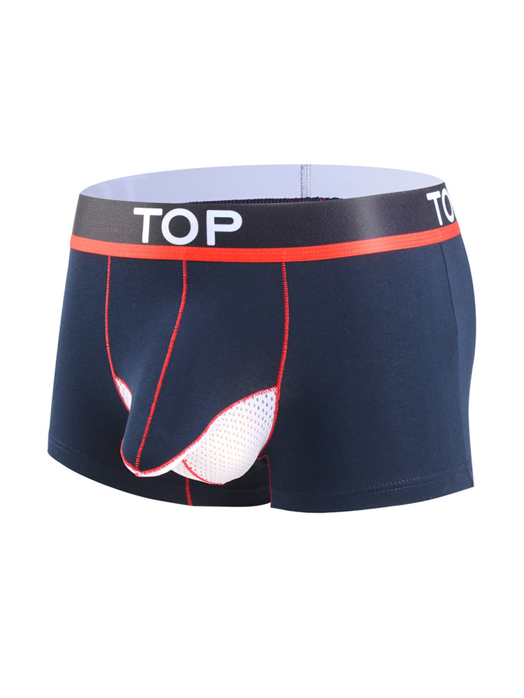 4 Pack Men's Cotton Gun Egg Separation Elephant Nose Trunks