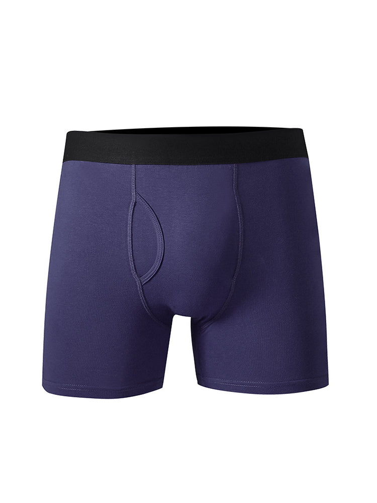 Men's Cotton Long-Length Anti-Chafing Boxers Briefs & Midway Briefs