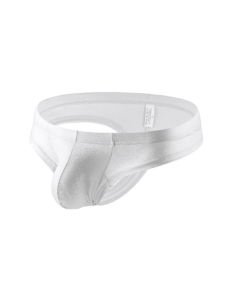 3 Pack Men's Solid Color Sparkle Briefs