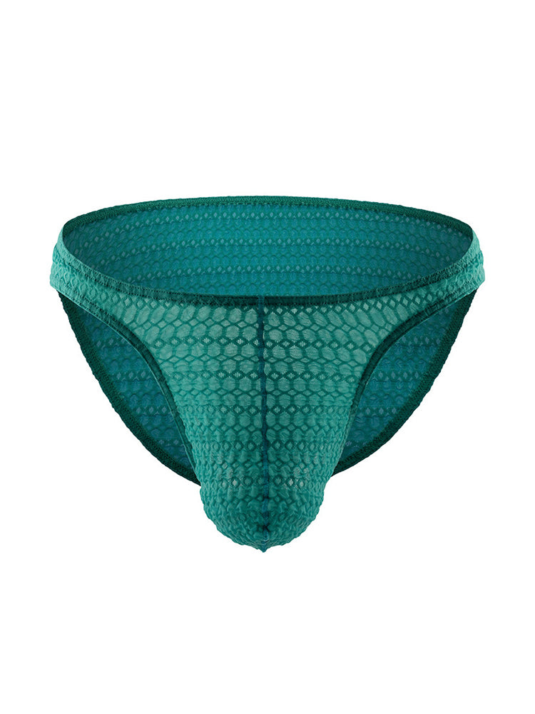 3-pack Men's Low-rise Sexy Mesh Lace Briefs