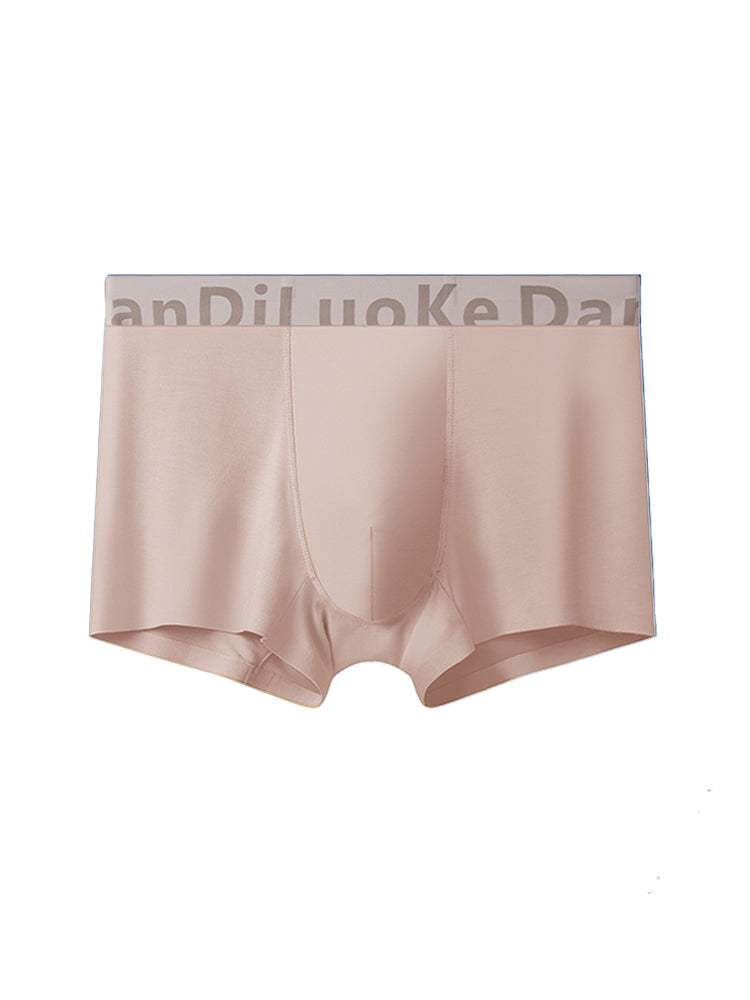 3 Pack Men's Antibacterial Seamless Boxer Briefs