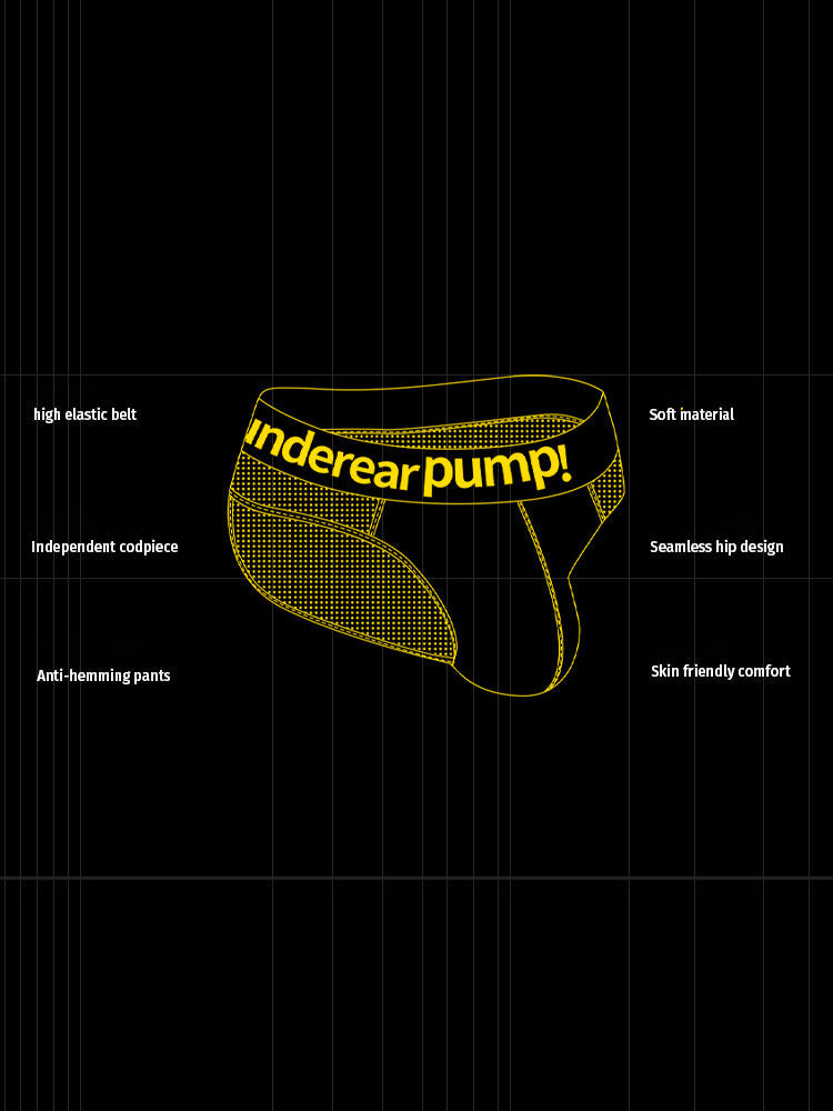 2-pack Men's Sports Mesh Breathable Briefs