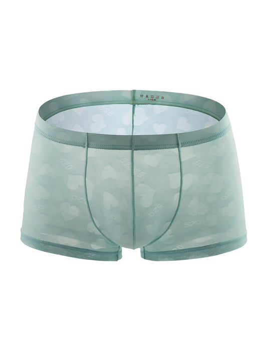 3- Pack Men's Sexy Heart Mesh Trunks