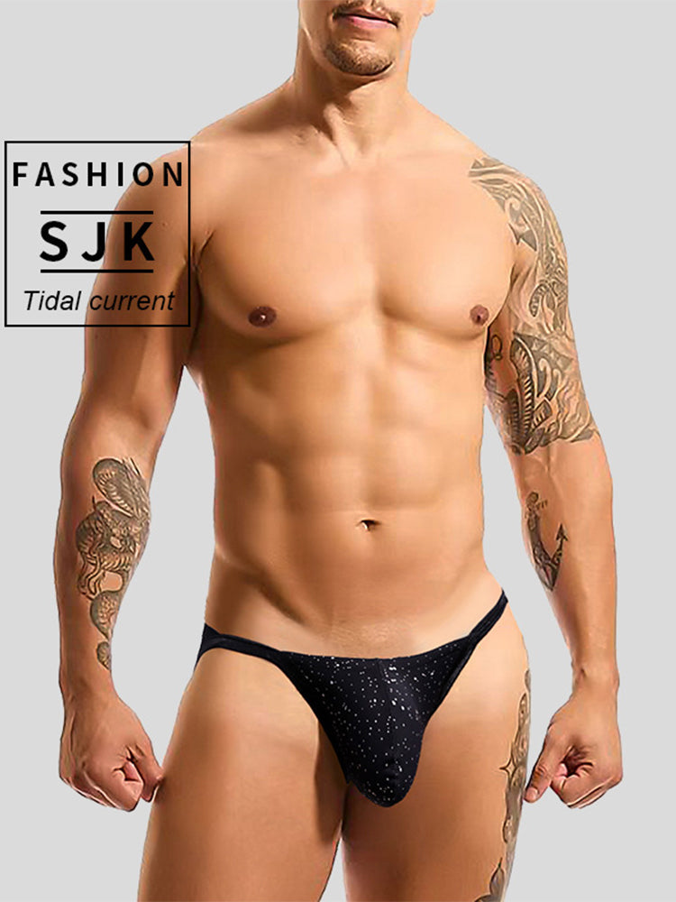 3-pack Men's Sexy Breathable U-convex Big Pouch Bikini