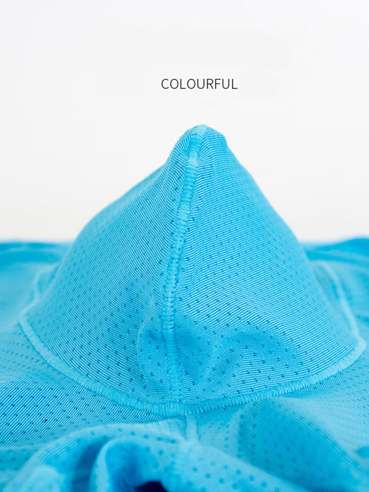 3 Pack Men's Mid Waist Breathable Mesh Home Aloha Boxers