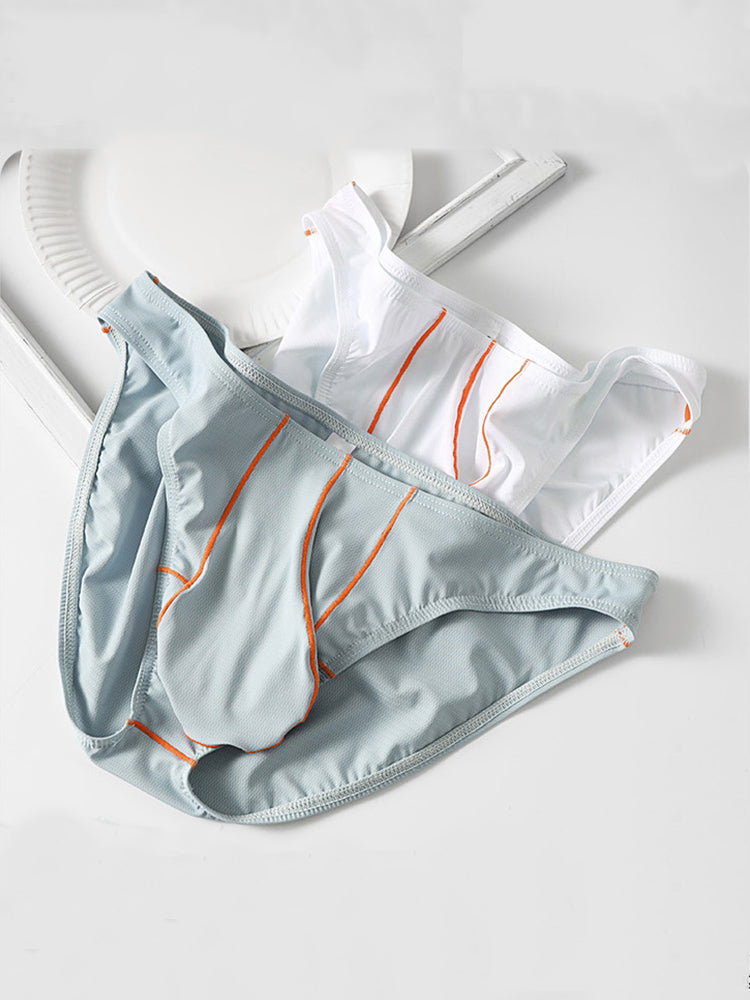 3 Pack Men's U-Pouch Ice Silk Briefs