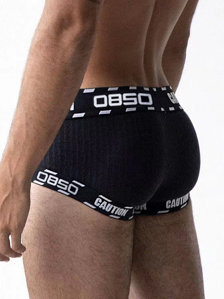 2 Pack Men's U-Pouch Low-Rise Breathable Trunks