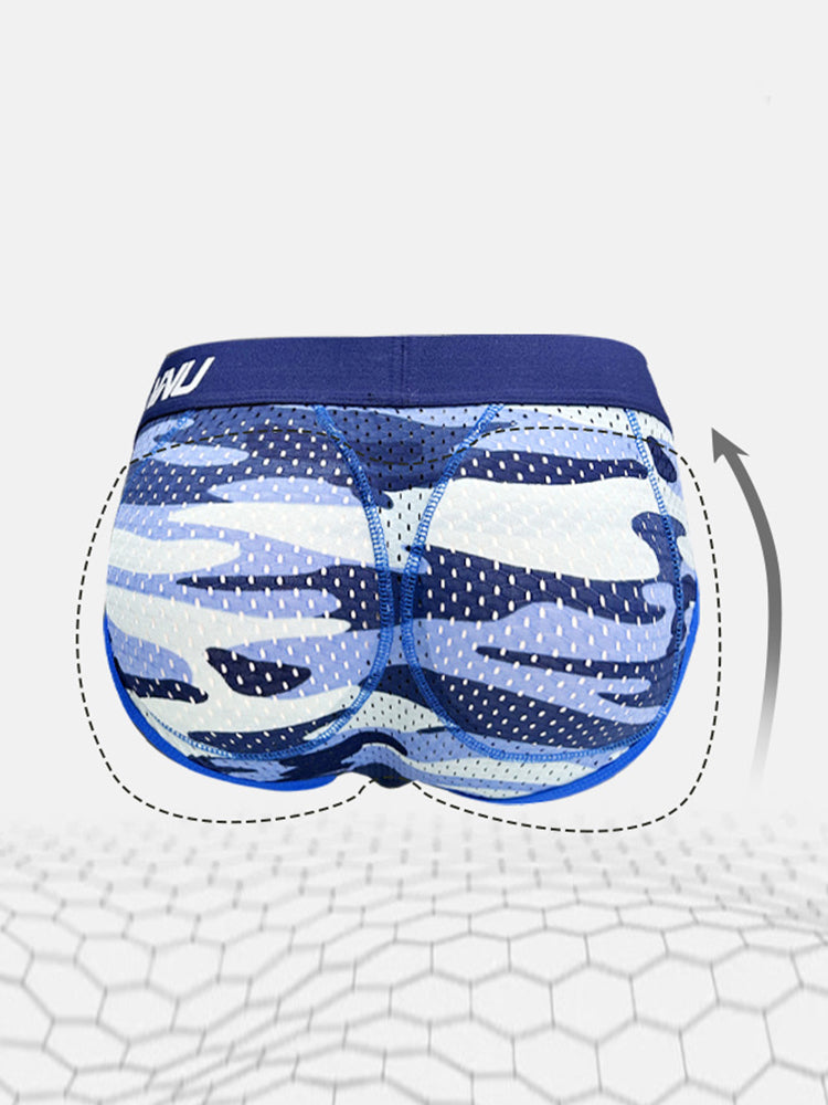 Men's Breathable Mesh Hip-lifting Briefs