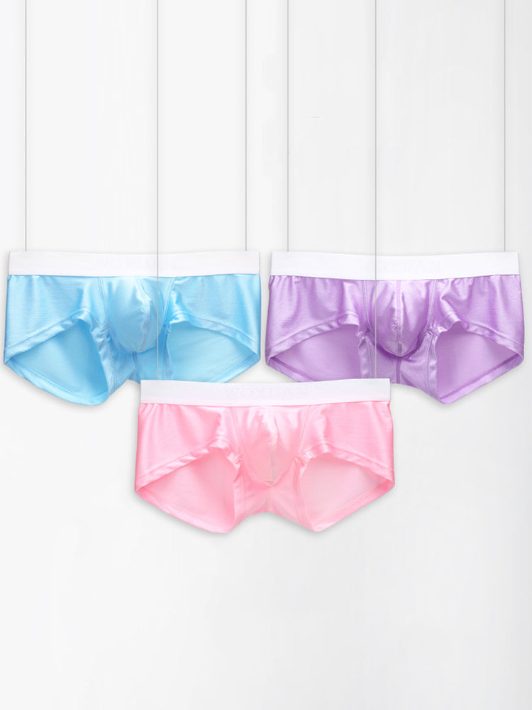 2 Pack Men's Contoured Pouch Sexy Trunks