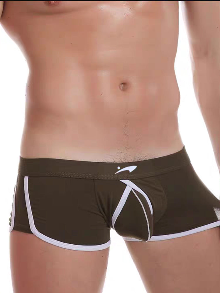 3 Pack Men's Modal U-convex Large Pouch Arrow Pants Breathable Boxer Briefs