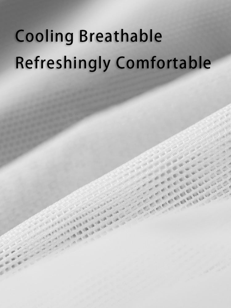 2 Pack Men's Ice Silk Semi-Transparent Mesh U-Convex Pouch Breathable Sexy Sport Briefs