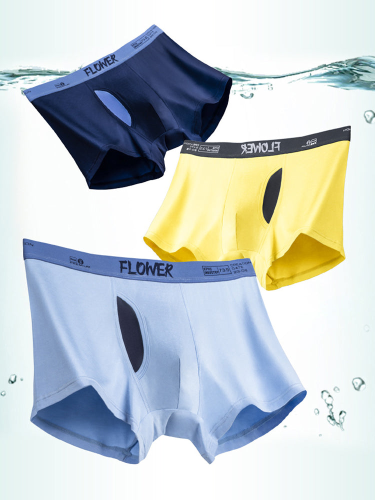 2-pack Men's Viscose Open-top Boxer Briefs